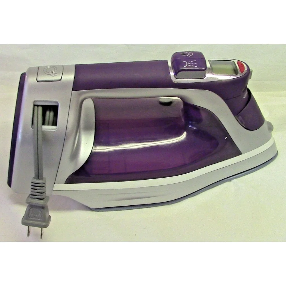 Hamilton Beach 19902R 1700W Digital Iron with Retractable Cord - Purple